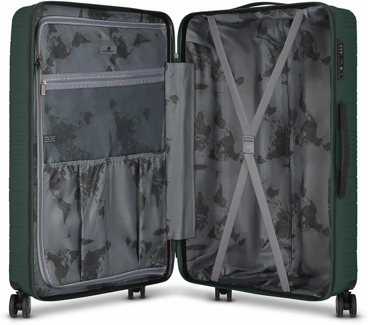 Franky Dallas 3.0 Hartschalen-Trolley mit 4 Rollen 75cm | Ausgestattet mit TSA-Schloss, Leicht | Car