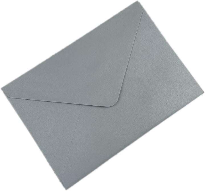 Lucky Star Briefumschläge, A7, Perlglanz, staubblau, 13,6 x 19,6 cm, perfekt für Hochzeiten, Einladu