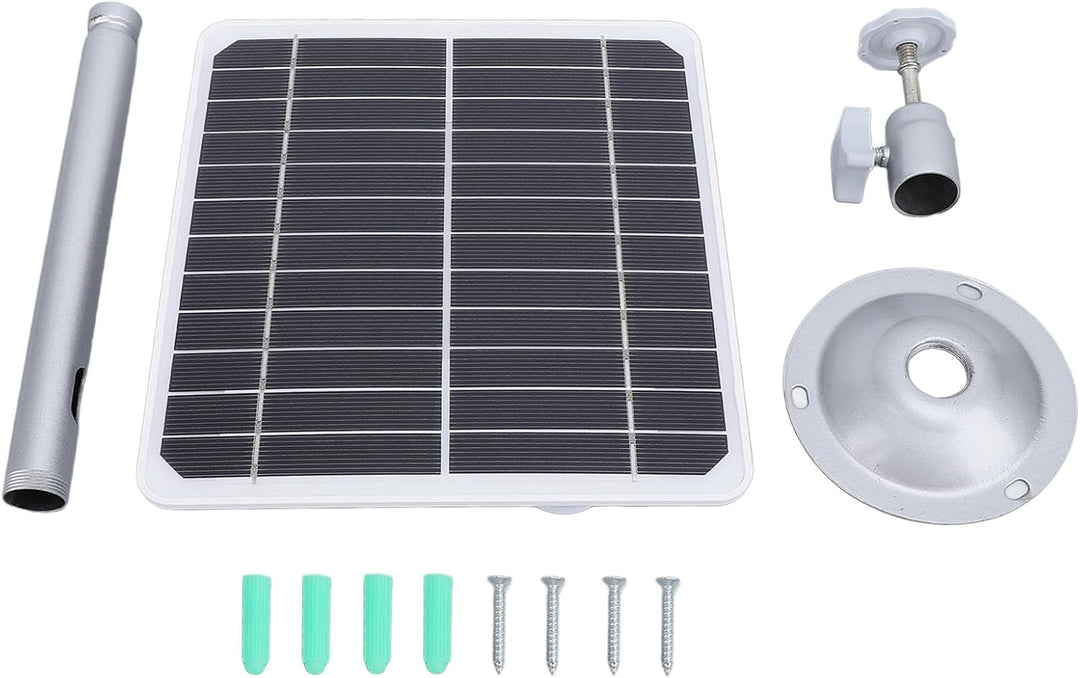 Solarpanel für Überwachungskamera, USB-Solarpanel, 20 W, 5 V, hocheffiziente Kamera, monokristalline