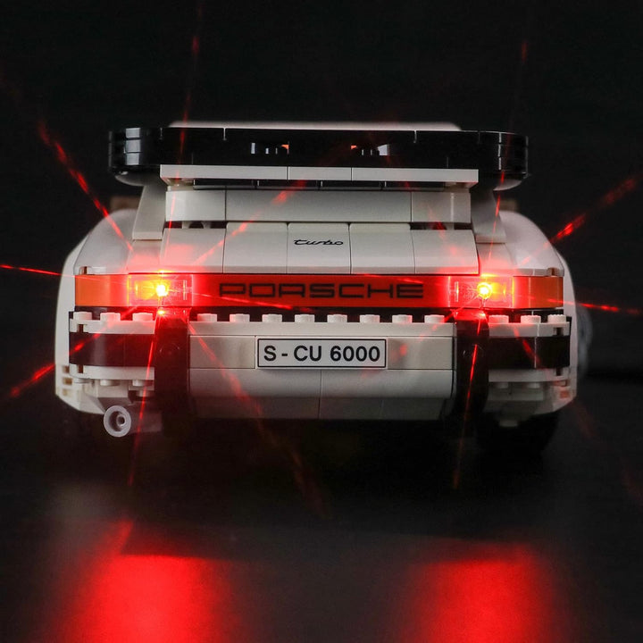 YEABRICKS LED Licht für Lego-10295 Creator Expert Porsche 911 Bausteine Modell (Lego Set Nicht entha