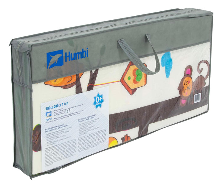 Humbi Thick 2-in-1 Lernmatte aus XPE-Schaum 200x180 (Tiere/Giraffen), Tiere/Giraffen