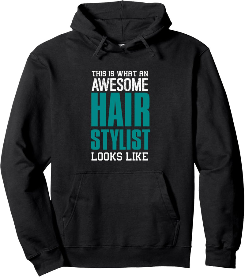 So sieht ein cooler Haarstylist aus Geschenk Frisör-in Pullover Hoodie