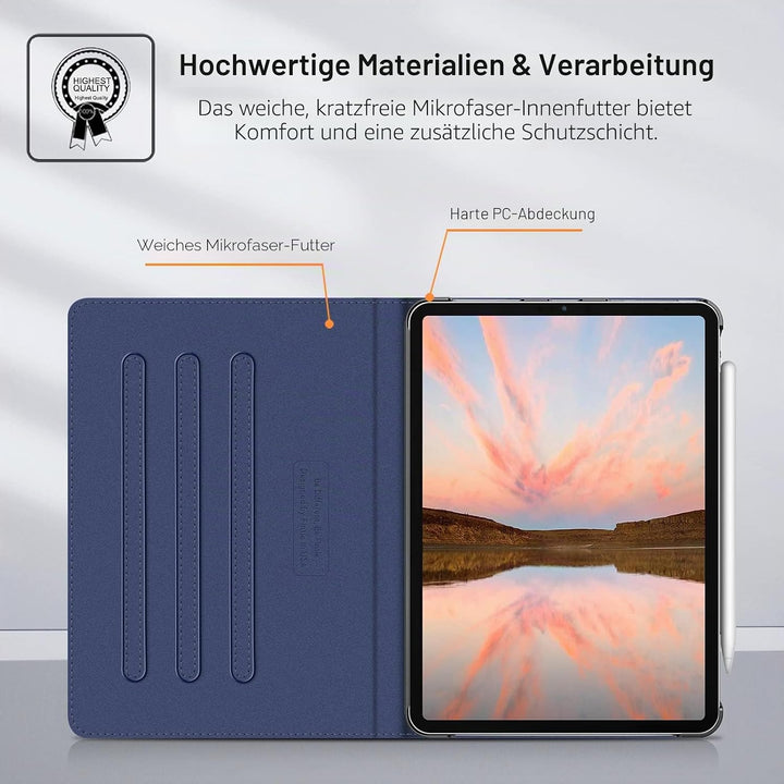Fintie Hülle für iPad Pro 11 Zoll 4. Generation/ 3. Gen/ 2. Gen (Modell 2022/2021/2010), Multi-Winke
