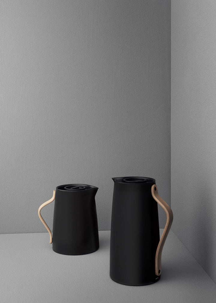 Stelton Kaffee-Isolierkanne Emma - Edelstahl-Thermoeinsatz, doppelwandig isoliert - Thermoskanne/Kaf