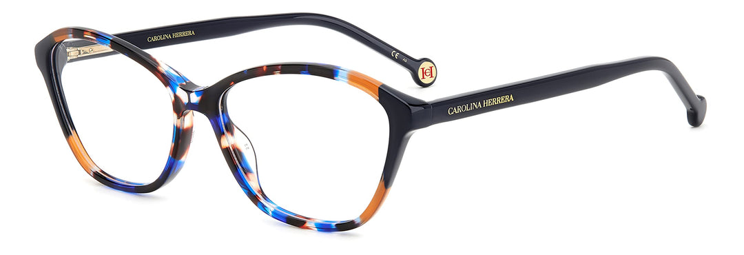 Carolina Herrera Unisex Sunglasses 55 1bc/15 Havana Blue, 55 1bc/15 Havana Blue