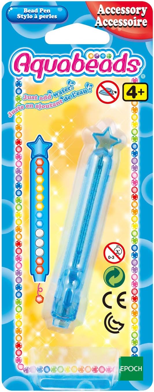 Aquabeads 31995 Perlmuttperlen Nachfüllpack & Perlenstift, 1 Count (Pack of 1) Bundle mit Perlenstif