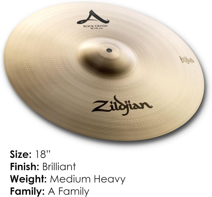 Zildjian A Zildjian Series - 18" Rock Crash Cymbal 18 Zoll Rock, 18 Zoll Rock