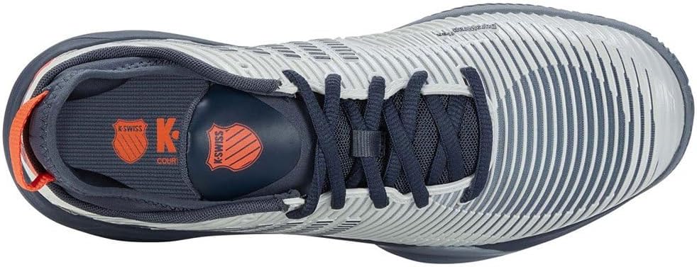 K-Swiss Herren Hypercourt Supreme Sport Shoe, 42.5 EU Blue Blush Orion Blue Scarlet Ibis