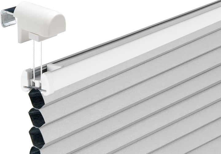 SchattenFreude Waben-Plissee für Fenster | 100% verdunkelnd/Blackout | Mit Klemm-Haltern | Klemmfix