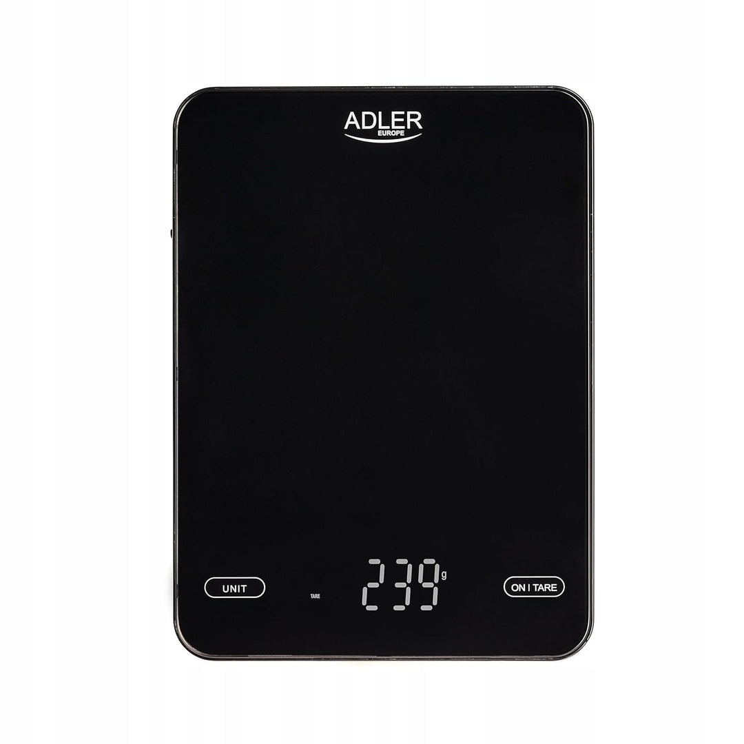 ADLER Küchenwaage - Maximale Kapazität 10kg, USB-wiederaufladbar