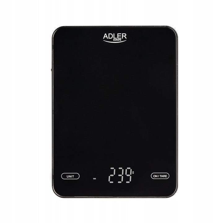 ADLER Küchenwaage - Maximale Kapazität 10kg, USB-wiederaufladbar