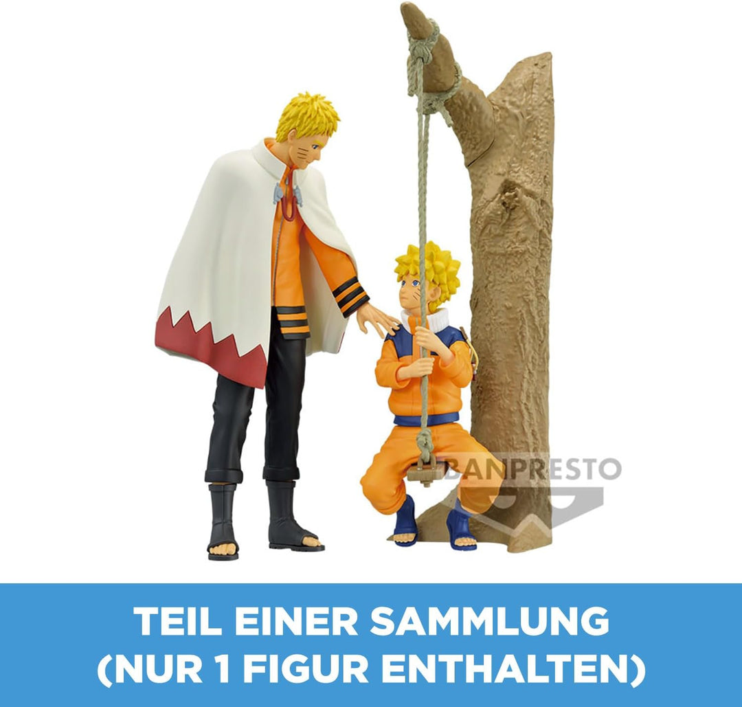 BANPRESTO Figur Statue Uzumaki Naruto Hokage 20th Anniversary BAN19134 - Höhe 16cm - Mehrfarbig