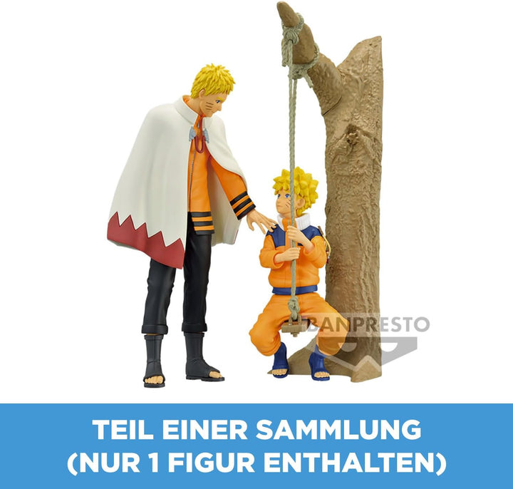 BANPRESTO Figur Statue Uzumaki Naruto Hokage 20th Anniversary BAN19134 - Höhe 16cm - Mehrfarbig