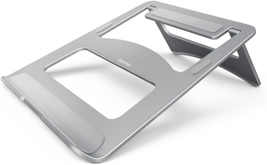 Hama Laptop-Ständer Notebook-Ständer aus Aluminium (Laptophalter für Geräte bis max. 40 cm (15,6 Zol