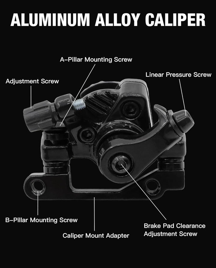 Bremssattel für Scheibenbremsen, kompatibel mit Kukirin G2 Max / G2 Pro Elektro-Scooter, die mechani