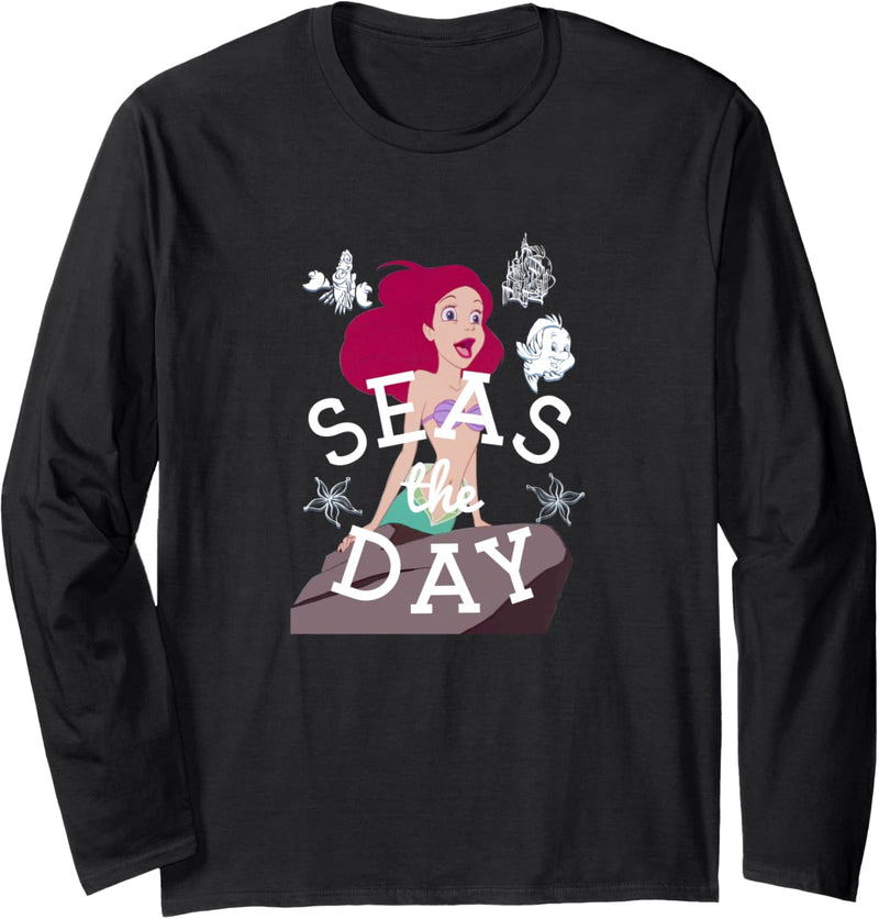 Disney The Little Mermaid Ariel Seas The Day Langarmshirt