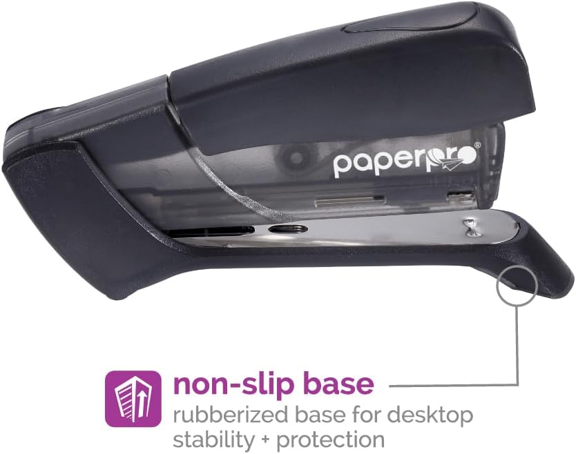 Paper Pro Compact Classic No Effort, One Finger, 80% Easier Heftgerät – ideal für Karpaltunnel und A