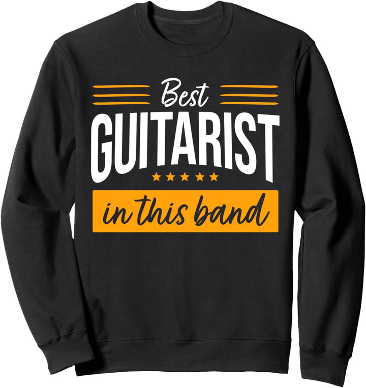 Bester Gitarrenspieler Gitarrist I Bandkollege Gitarre Sweatshirt