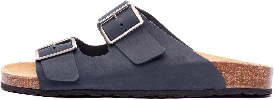 Nordan Bequeme Herren Sandalen aus echtem Leder. Sandalen Herren mit anatomisch geformtem Fussbett 4