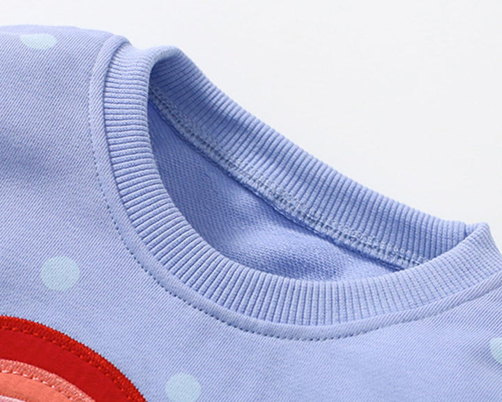 Mädchen Pullover für Kinder Langarmshirt Baumwolle Sweatshirt Winter Kleidung Langarm Tops 1-7 Jahre