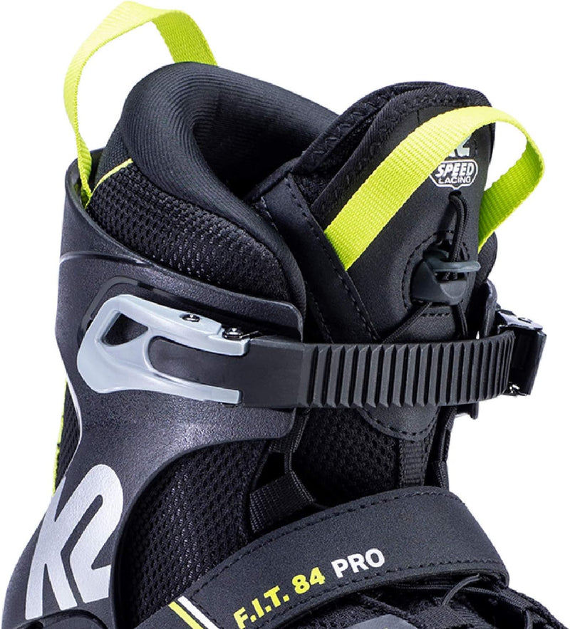 K2 Herren F.i.t. 84 Pro Inline Skates EU: 40 (UK: 6.5 / US: 7.5) Black - Yellow, EU: 40 (UK: 6.5 / U