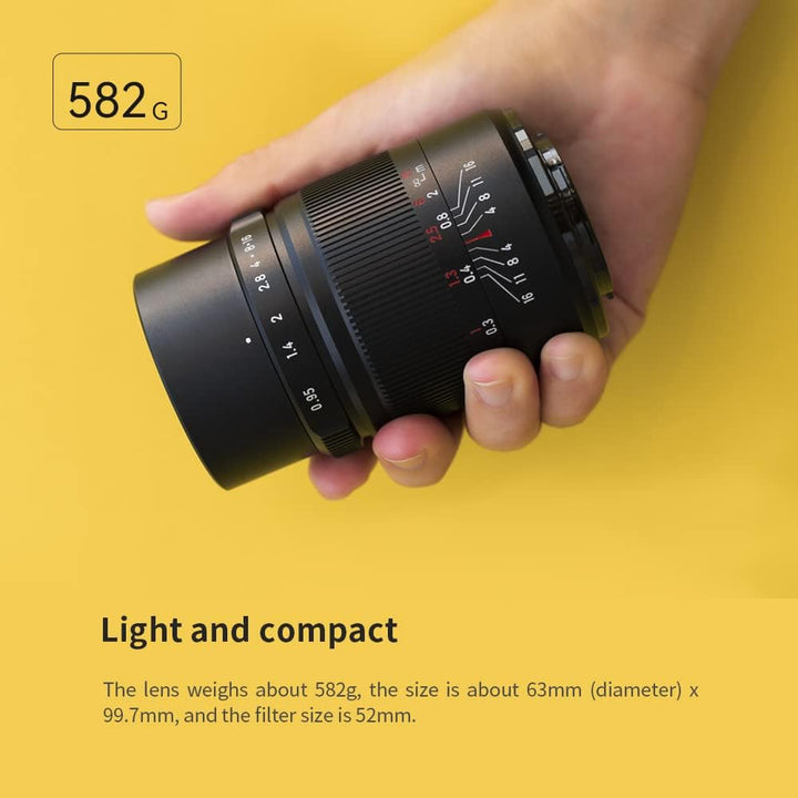 7artisans 25 mm F0.95 Weitwinkel-Blende, manueller Fokus, Fester Objektiv, APS-C für Sony E-Mount sp