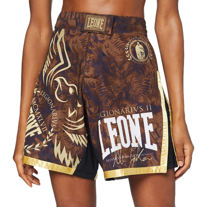 LEONE 1947, Legionarivs II MMA-Shorts, Unisex-Erwachsene, Bordeaux, AB790 L Bordeaux, L Bordeaux