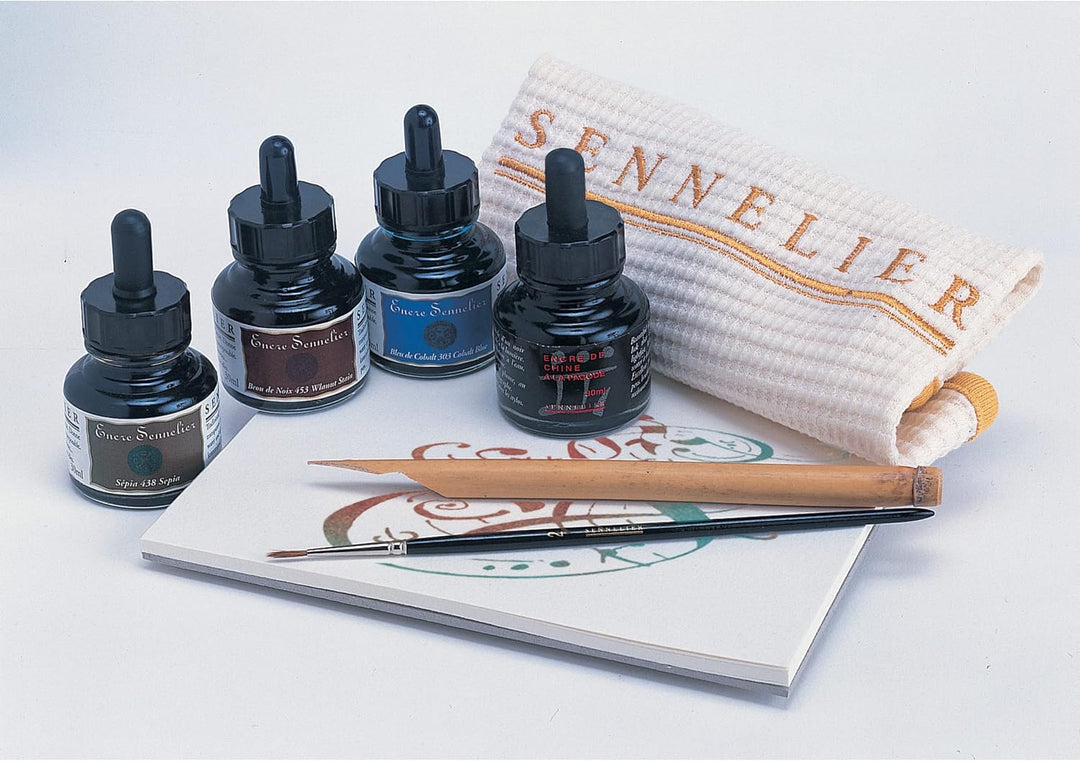 Sennelier Schellacktusche, 30 ml, 803 Dunkelgrün