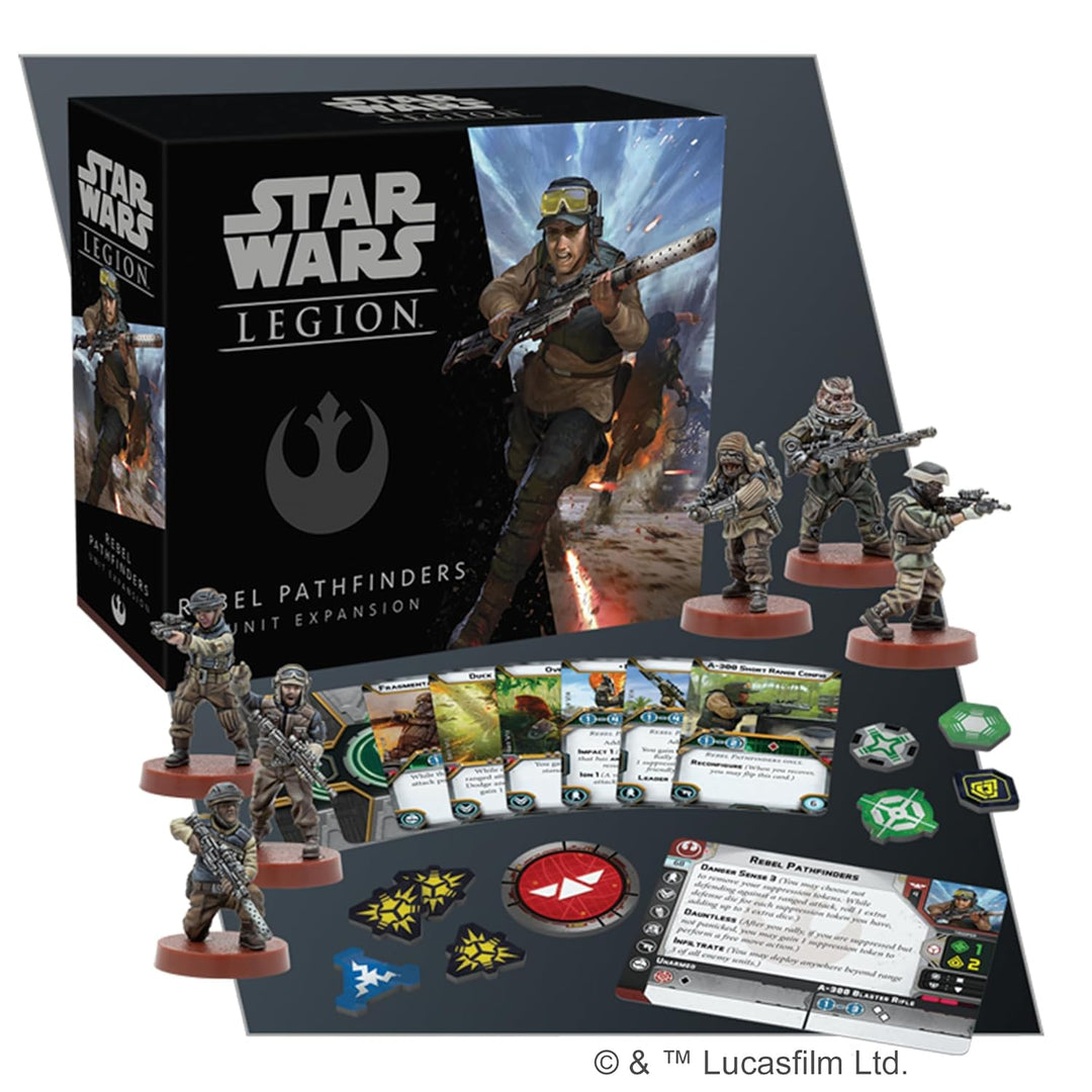 Fantasy Flight Games FFGSWL32 Star Wars: Legion-Rebel Pathfinders Unit Expansion, Mixed Colours
