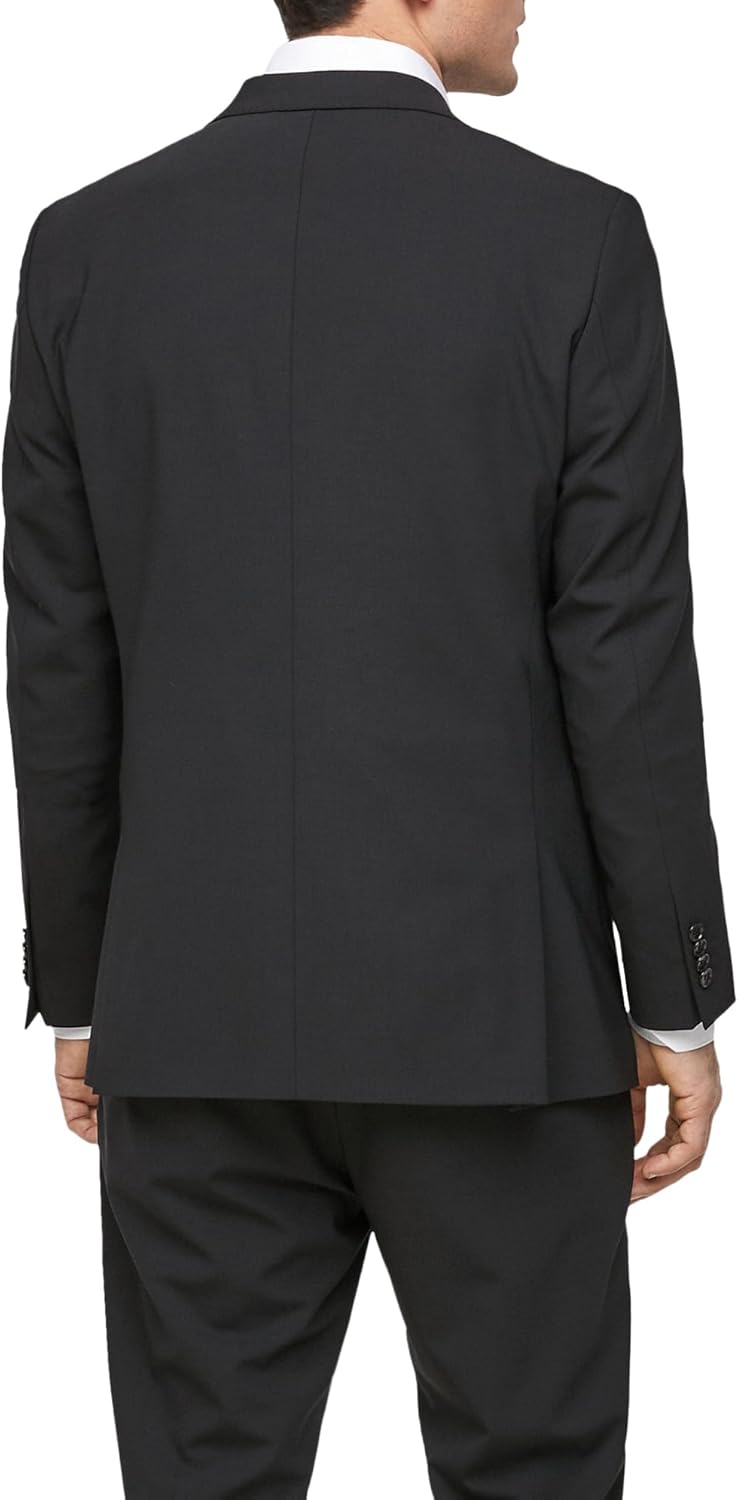 s.Oliver BLACK LABEL Herren Business-Anzug Jacke 160.11.899.15.153.2053723 25 Schwarz, 25 Schwarz