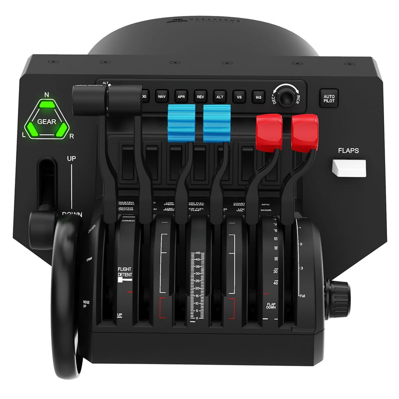 Honeycomb Aeronautical Bravo Throttle Quadrant with Auto Pilot & Annunciator Panel in aviation quali