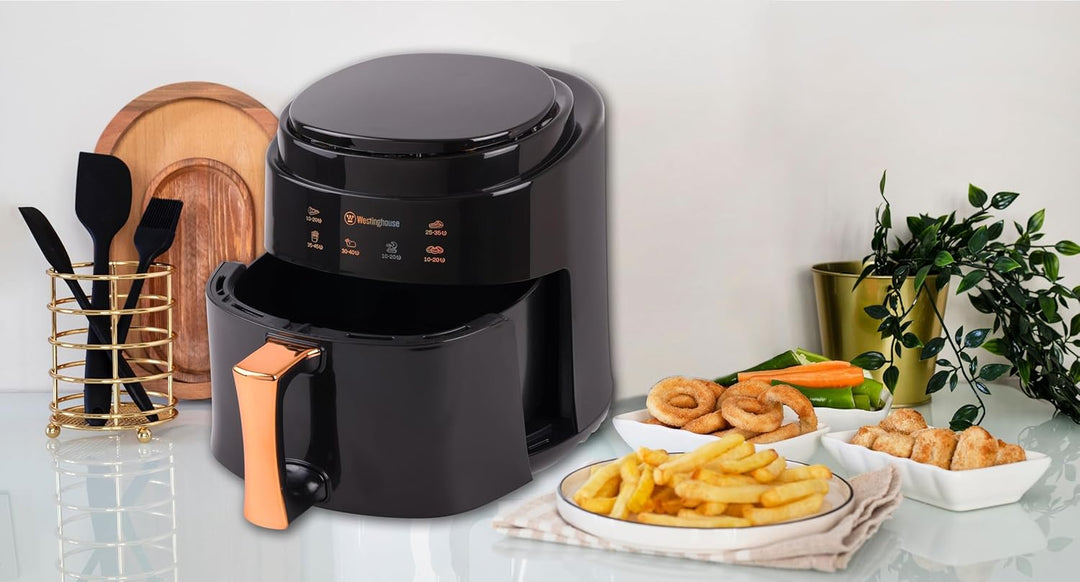 Westinghouse Air Fryer mit 5,5 L Kapazität, 6 praktische Automatikprogramme, Bedienung über Touch Pa