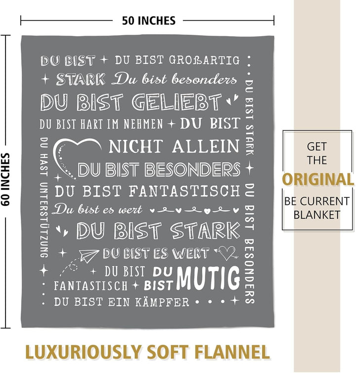 Geschenke für Frauen Männer, Personalisierte Decke Geburtstagsgeschenk für Frauen, Dankeschön-Gesche