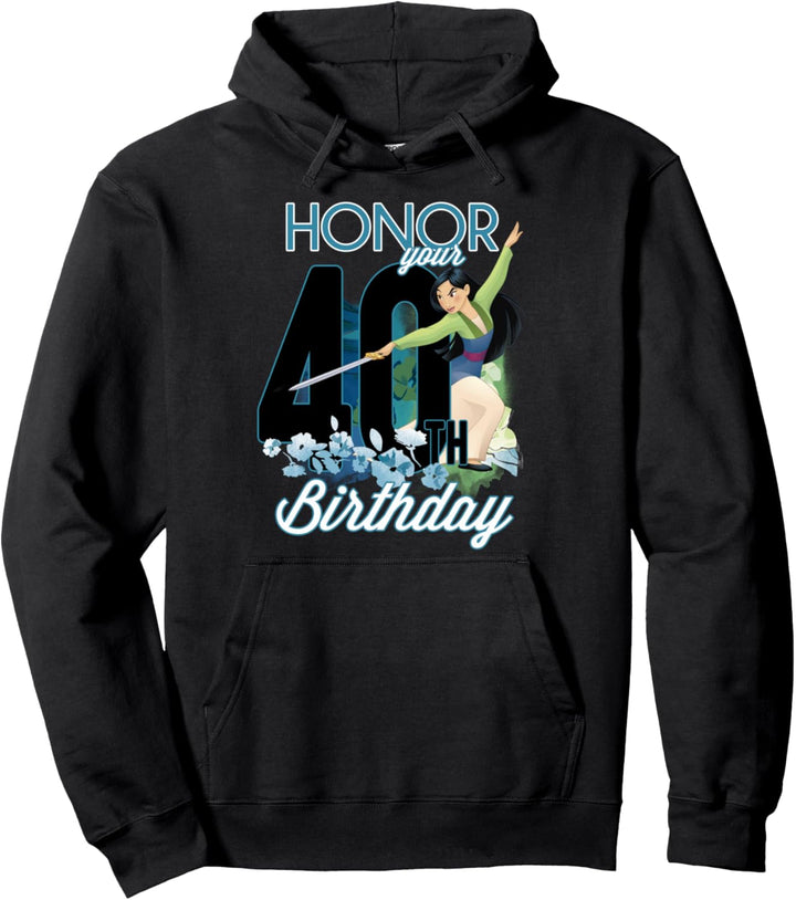 Disney Mulan Portrait Honor Your 40th Birthday Pullover Hoodie