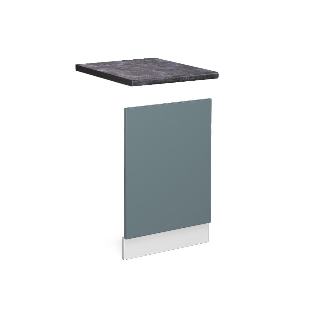 Vicco Frontblende R-Line, Blau-Grau/Weiss, 45 cm, AP Anthrazit Blau-grau Frontblende 45 cm, AP Anthr