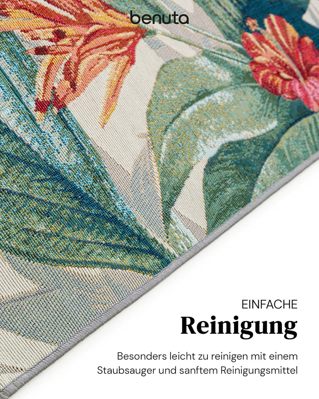 benuta In- & Outdoor-Teppich Artis Multicolor 80x165 cm 80x165 cm Multicolor, 80x165 cm Multicolor