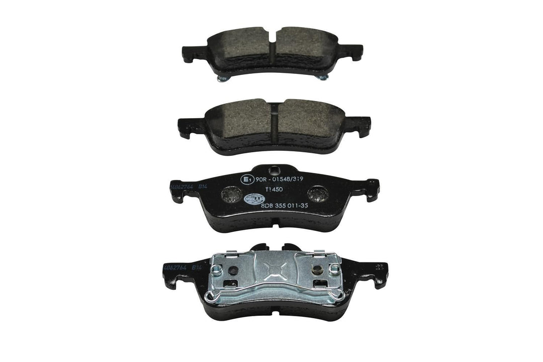 HELLA PAGID 8DB 355 011-351 Bremsbelagsatz - T1450 - Dicke/Stärke: 16.3mm - Bremssystem: Teves - für