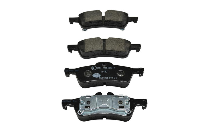 HELLA PAGID 8DB 355 011-351 Bremsbelagsatz - T1450 - Dicke/Stärke: 16.3mm - Bremssystem: Teves - für