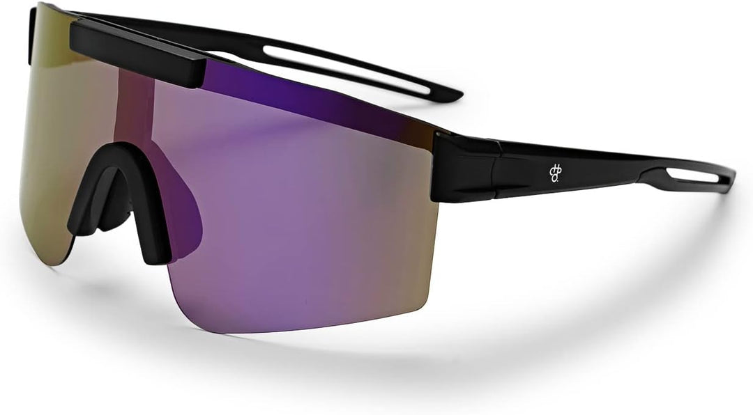 CHPO Unisex Luca Sunglasses, Black, 60