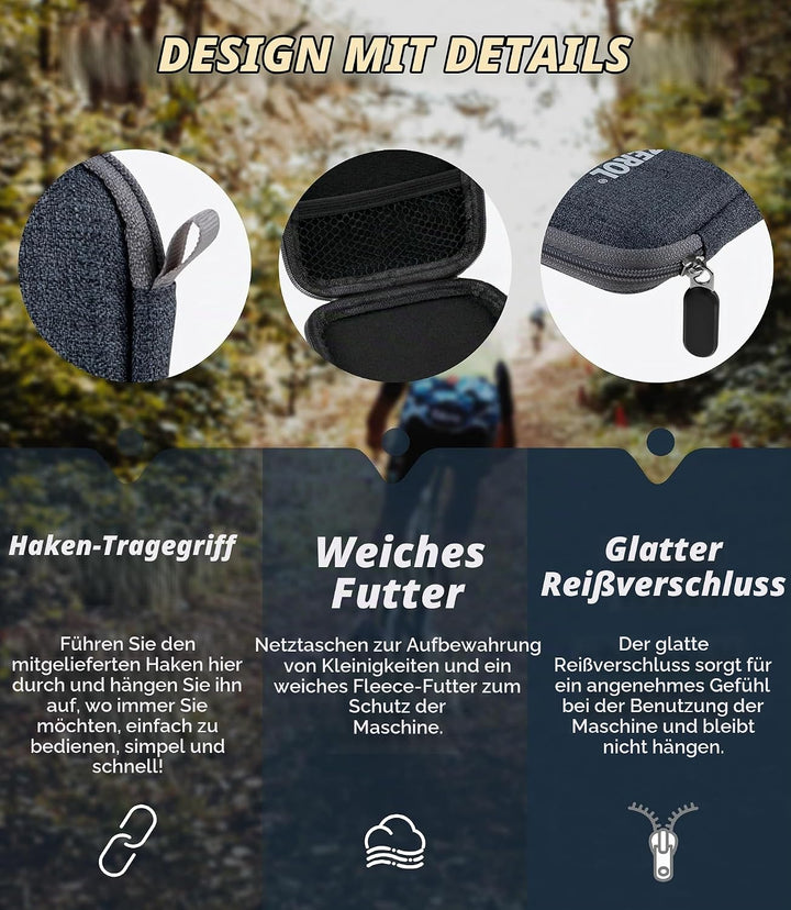 NEWZEROL 2 in 1 Schutzhülle Kompatibel für Bosch Kiox 500 Hart Tasche mit Display Cover, wasserdicht