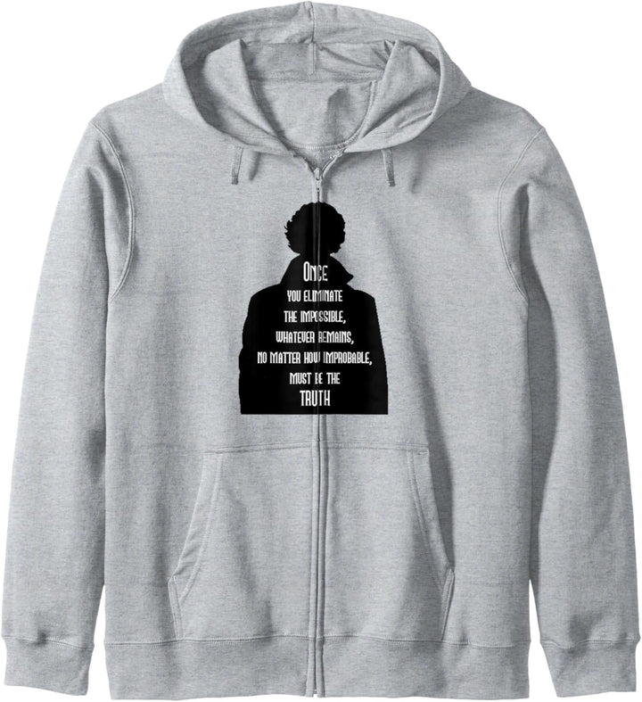 Sherlock Holmes Quotes 221B Baker St. British Detective Kapuzenjacke