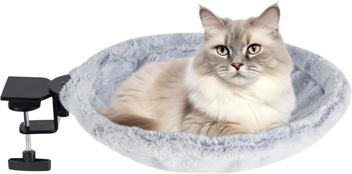 Katzen Schreibtischbett - Gemütliche Katzenhängematte Mit Bis Zu 23 Kg Tragkraft | Waschbares Katzen