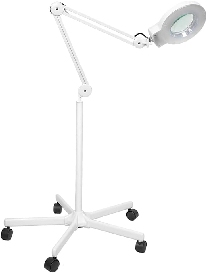 Concise Home LED Lupenlampe mit RollStativ Dioptrien Kosmetikleuchte Lupenleuchte