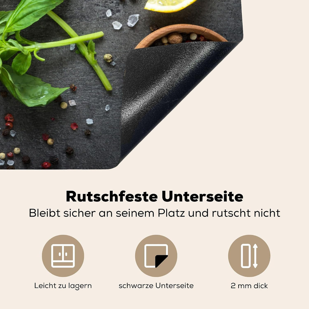 KitchenYeah© Herdabdeckplatte Einteilig Ceranfeld Abdeckplatte für Induktionsschutz Ceranfeldabdecku
