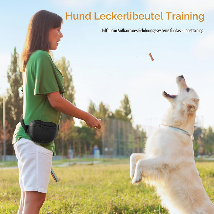 AWINNER Leckerli-Tasche für Hunde – Premium-Silikon, verbesserte 4 Starke Magnete, verbesserter Magn