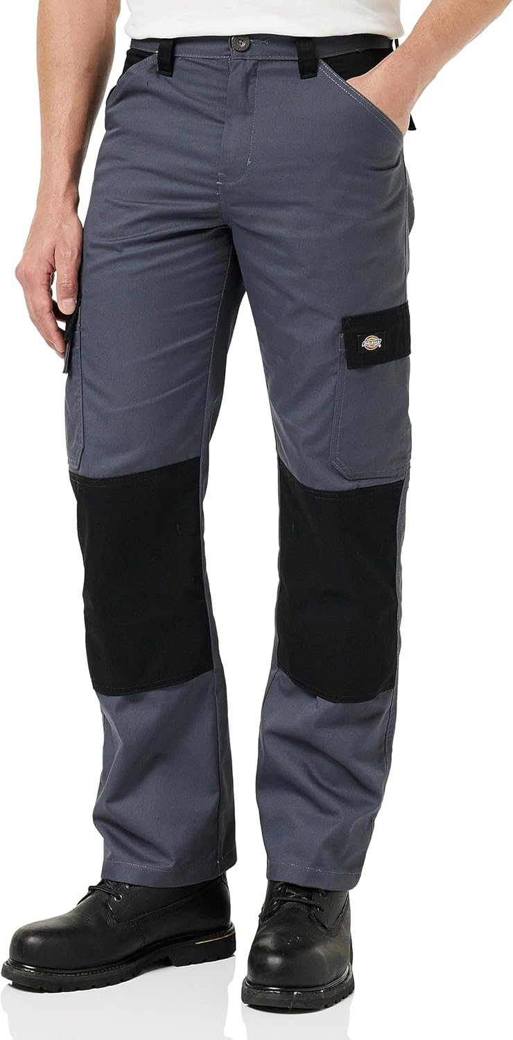 Dickies Herren Everyday Trouser 33W / 34L Grey/Black, 33W / 34L Grey/Black