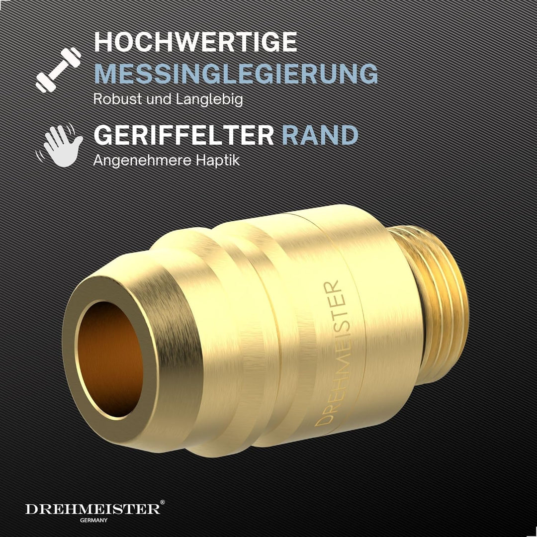 Drehmeister Euronozzle Tankadapter W21.8 (ca. 22 mm) - Adapter für Autogasfahrzeuge - LPG Adapter fü