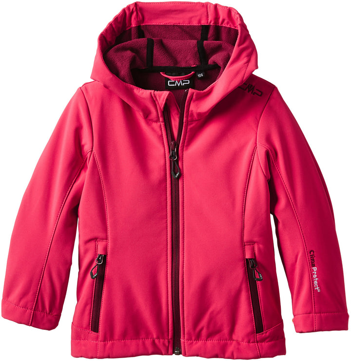CMP Mädchen Softshelljacke für Kinder KID G JACKET FIX HOOD 164 Ginger, 164 Ginger