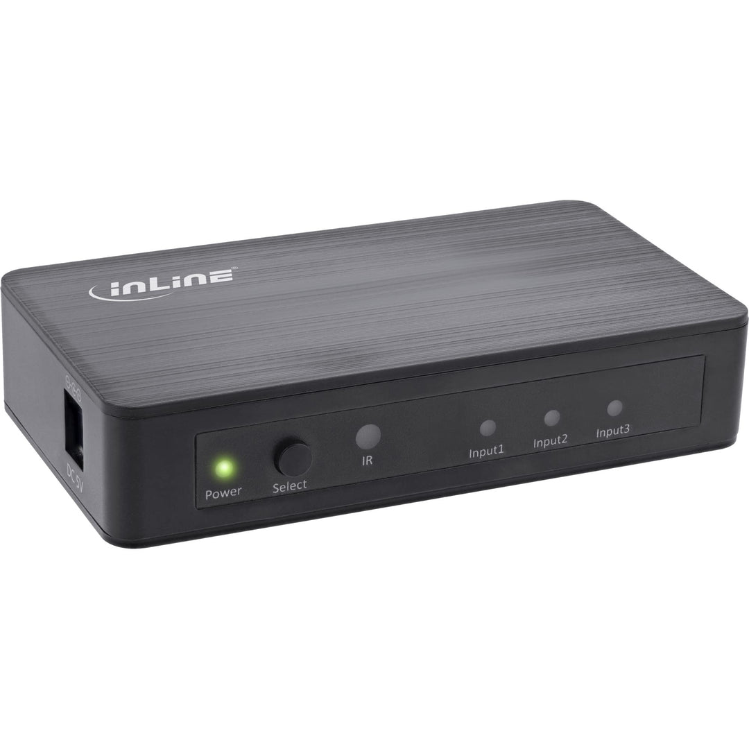 InLine® HDMI Switch, 3-Fach, 4K2K@60Hz, HDCP 2.2