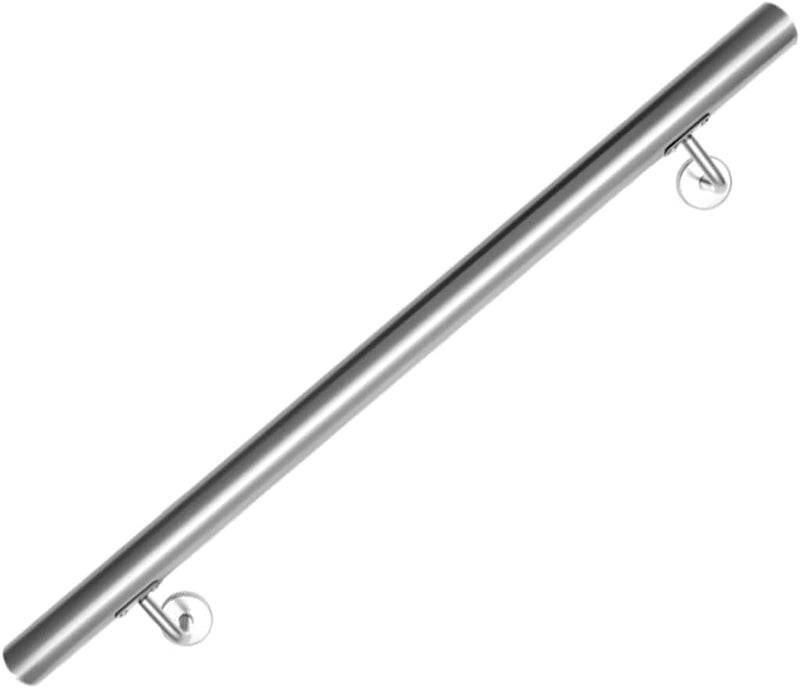 Vigevee Edelstahl Handlauf 80 cm, Treppengeländer Geländer Wandhandlauf Wand Treppe mit Wandhalterun